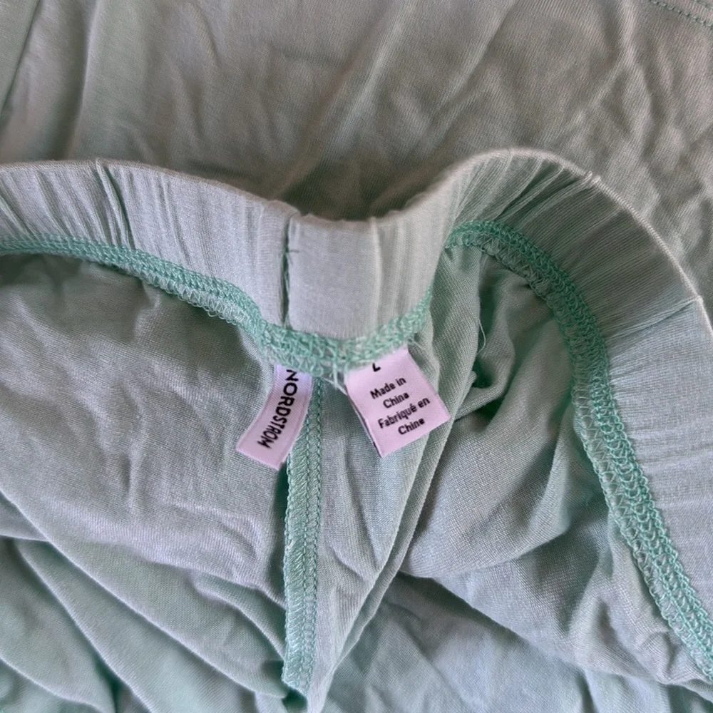 Nordstrom Light mint  Pajama Set NWT - Picture 5 of 7